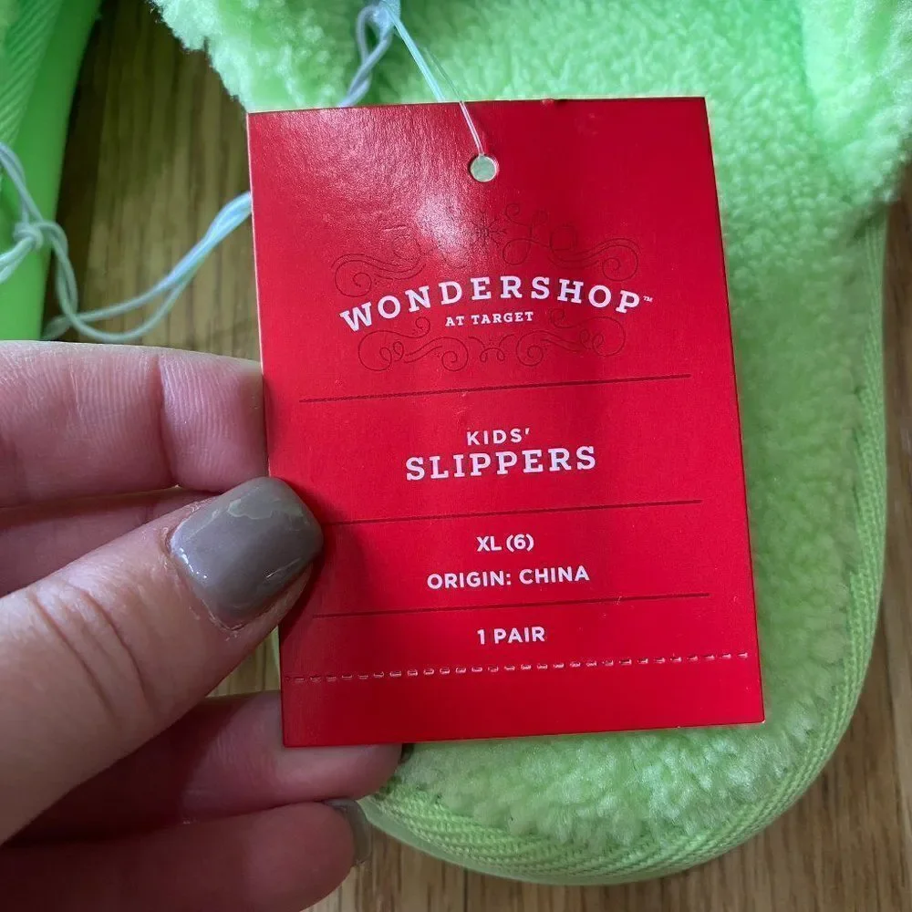 Wondershop Charlie Puffer Slide Slippers Lime Green
